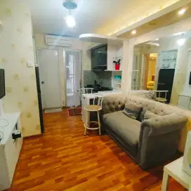 Ready sewa Atas Mall Apartemen Bassura City 2 BR Furnished