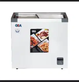 Cuci gudang New GEA Sliding Flat Freezer SD-186H Garansi