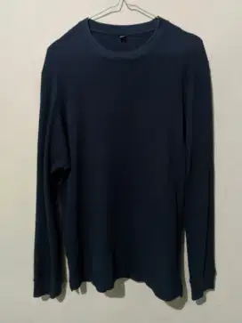 Baju uniqlo waffle Loong Sleeve