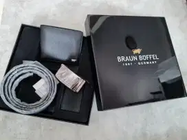 1 Set Belt & Men's  Wallet Braun Buffel ORI