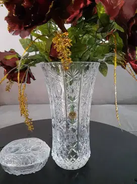Crystal RCR Mulus Asli Italy Full Ukiran Langka Jarang Ada antik