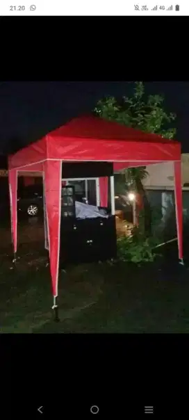 Tenda jualan nya siap kirim ya