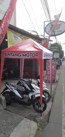 Ready ya tenda lipat nya siap kirim ke alamat