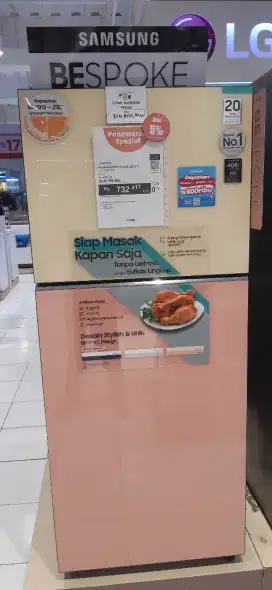 SAMSUNG KULKAS BESPOKE BISA HOME CREDIT KREDIVO INDODANA AEON