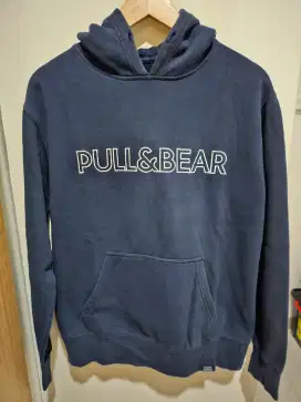 Hoodie Pull & Bear 100% Original Blue Navy size M