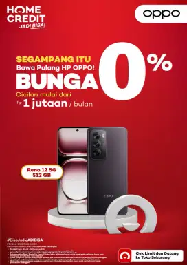 Segampang itu Punya OPPO RENO 12 5G ?PROMO SPECIAL BUNGA BISA 0%?