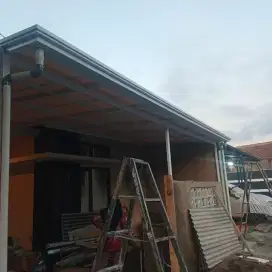Kanopi minimalist atap alderon