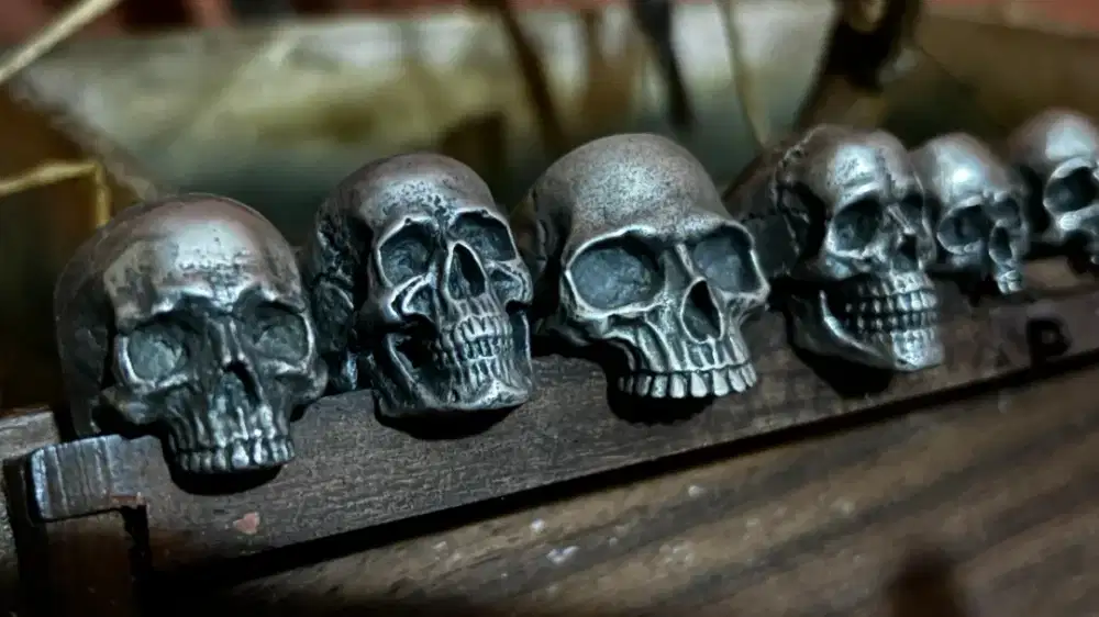 Skull ring cincin tengkorak