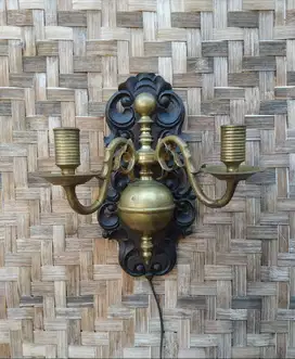 Lampu Dinding Lawas Cabang 2/Lampu Hias Kuningan