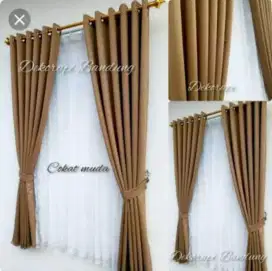 Curtain cuci servis Gorden rollerblind gordyn vitras minimalis mewah
