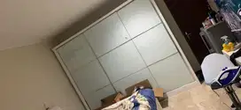 Lemari 3m full glass