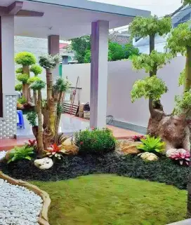 Jasa pembuatan taman kering taman minimalis dll