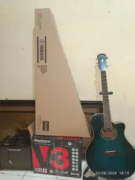 Gitar Yamaha ORI APX 600 dn sound efek Blackstarstar V3