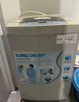 mesin cuci LG turbo drum