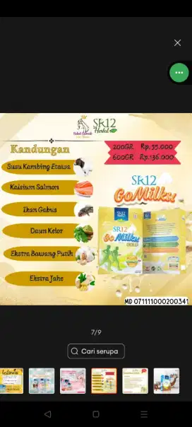 SUSU KAMBING ETAWA SR12