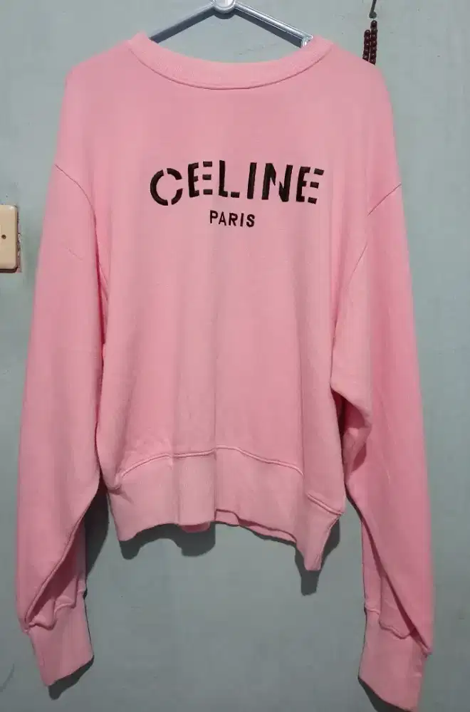 Sweater crop wanita