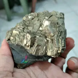 Batu Cincin Akik Permata Natural Pyrite Badar Emas Suseiki