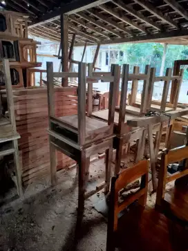 Meja kursi sekolahan