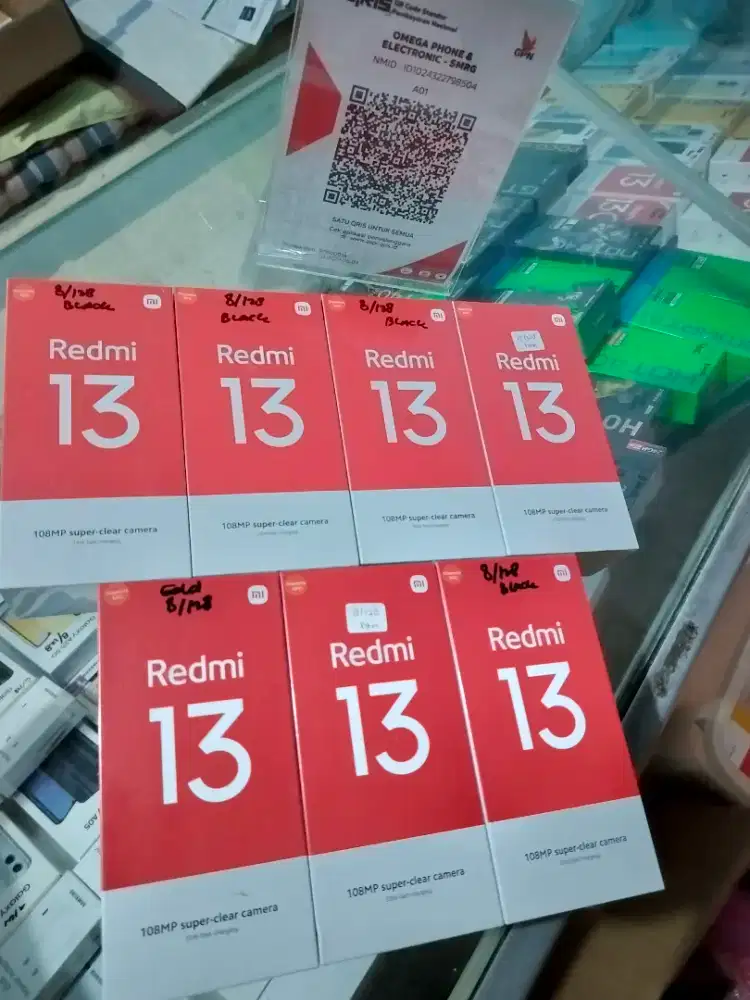 New REDMI13 8/128  GARANSI RESMI 1 TAHUN