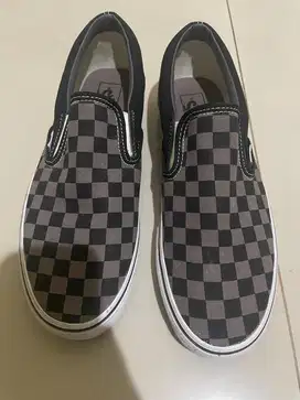 Vans Off The Wall Slip On Checker Black Pewter