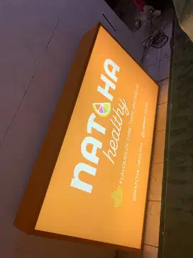 NEONBOX PAPAN REKLAME BILLBOARD HURUF TIMBUL SIGNBOARD