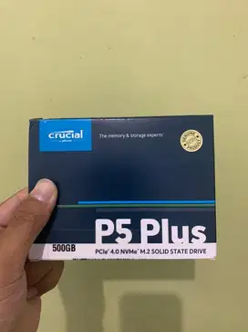 SSD Crucial P5 Plus 500 GB PCIe M.2 Generasi 4.0 (New & Original)