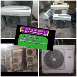 MENERIMA AC BEKAS SEMUA