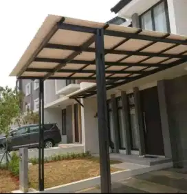 Kanopi atap alderon singel
