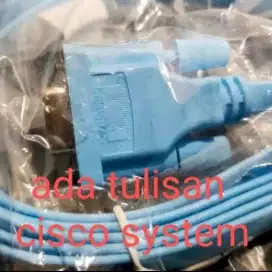 Kabel Consule Original RJ45 To Serial RS232/DB9 Dijamin Original Cisco
