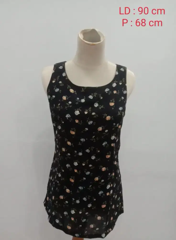 Inner Dress Tanpa Lengan Preloved