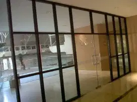 Kusen Aluminium pintu jendela kaca