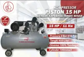 Kompresor Angin 15 HP Compressor udara 11 Kw kompresor Piston 15hp