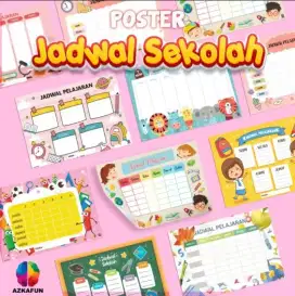 Poster Pelajaran Best Seller Bikin Anak Senang Belajar