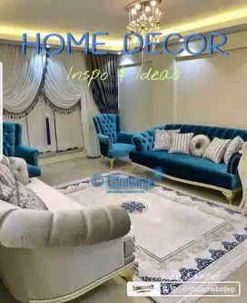 Sofa labu , sofa lengkung sofa curved sofa minimalis