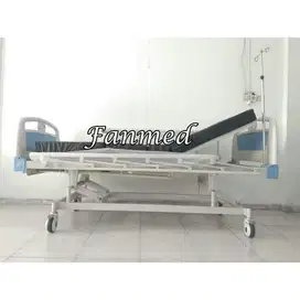 Bed Tempat Tidur Ranjang Pasien 3 Crank Sella + Matras + Tiang Infus