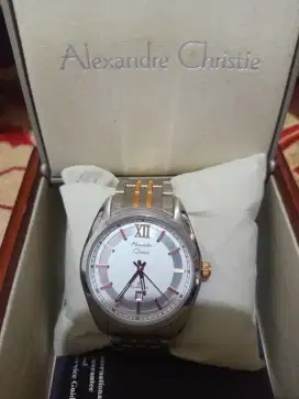 Jam Tangan Laki-laki Merk Alexandre Christie Belum Pernah Pakai