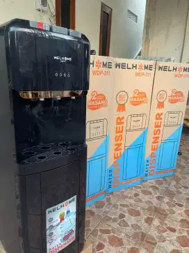 Merk WELHOME water dispenser air 3 Kran tipe galon bawah