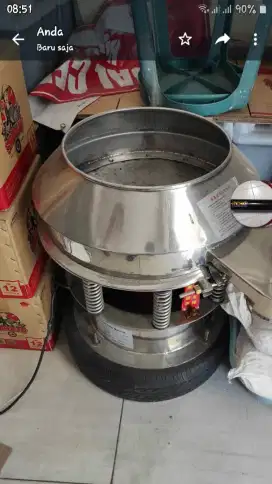 Mesin penyaring bubuk