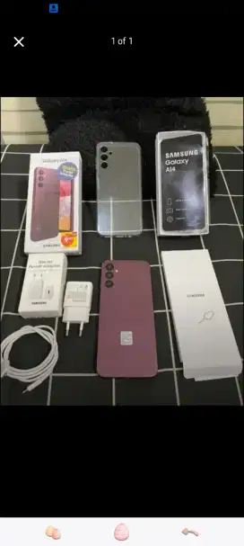 SAMSUNG A14 4G 4+2GB 128 ada minus