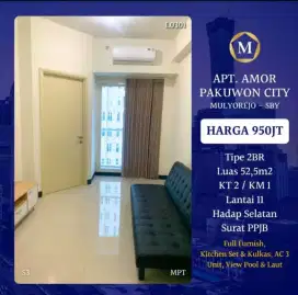 JUAL CEPAT Apartemen Amor Pakuwon City Connect Mall Furnish siap huni
