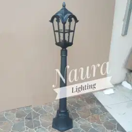 NRL 2200 A BK (Tinggi Tiang 120Cm)  Lampu Taman Outdoor Tahan Air