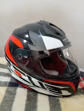 Helm Fullface Zeus Double Visor Ukuran Fit XL Mulus