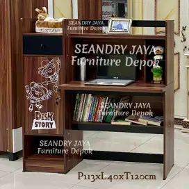 SEANDRY JAYA Furniture Depok/Meja Belajar Anak Minimalis/Karakter/COD