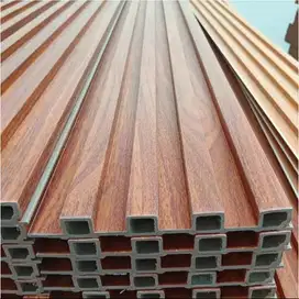 WPC wallpanel Dinding bahan PVC ukuran 2,4 x 17 x 290cm