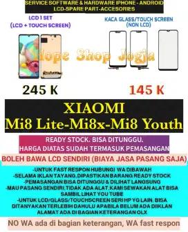 Service HP-Touchscreen-Baterai-LCD XIAOMI Mi8 Lite-Mi8X-Mi8 Youth
