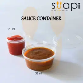 Sauce Container Suapi 25 ml/ Cup Sambal Suapi 25 ml / Tempat Saos