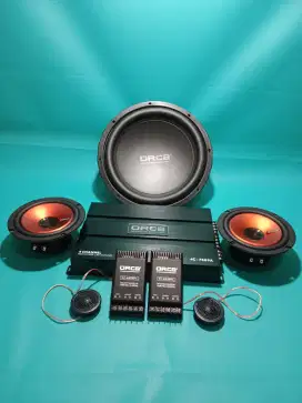 Ples Pasang Paket ORCA Power Speaker Split & Subwoofer ORCA RC-1268WF