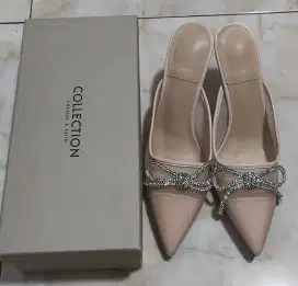 Sepatu Charles & Keith asli 100% warna nude size 40