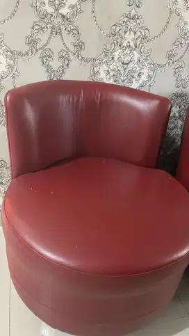 Sofa merah single seat