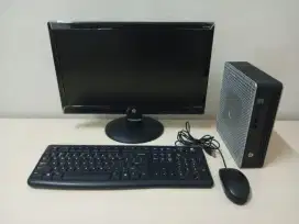 Komputer PC mini irit listrik Hp t610 ram 4 gb SSD 120 gb wifi
